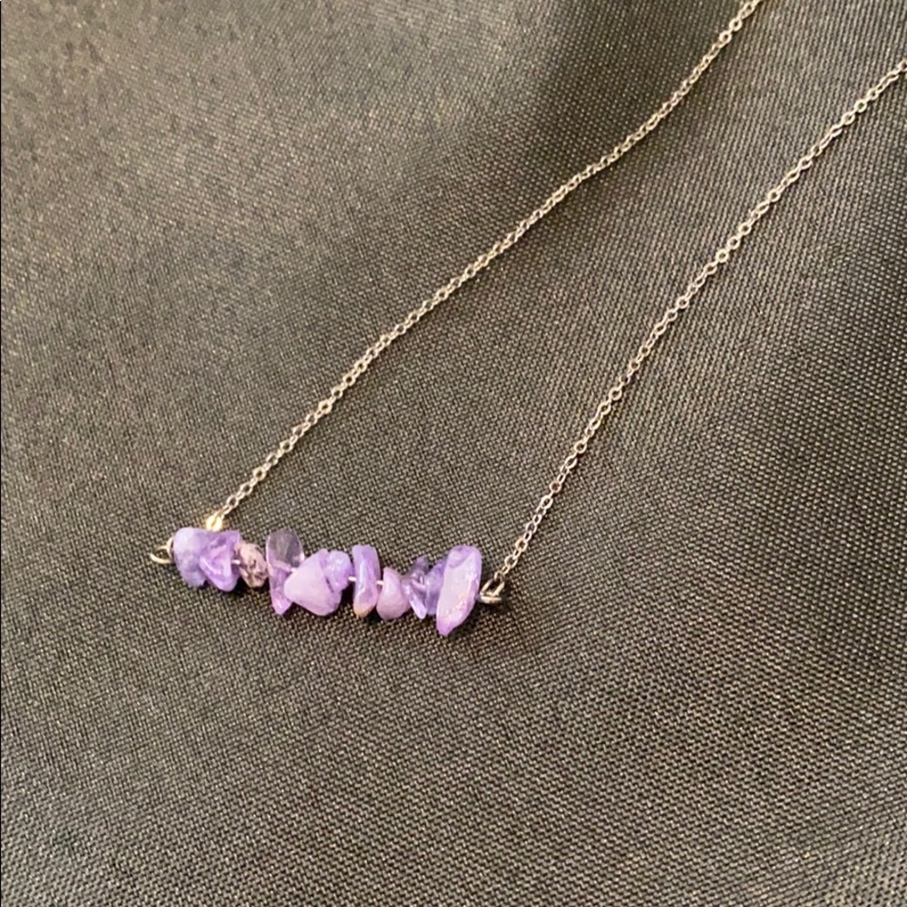 Handmade Amethyst Gemstone Necklace